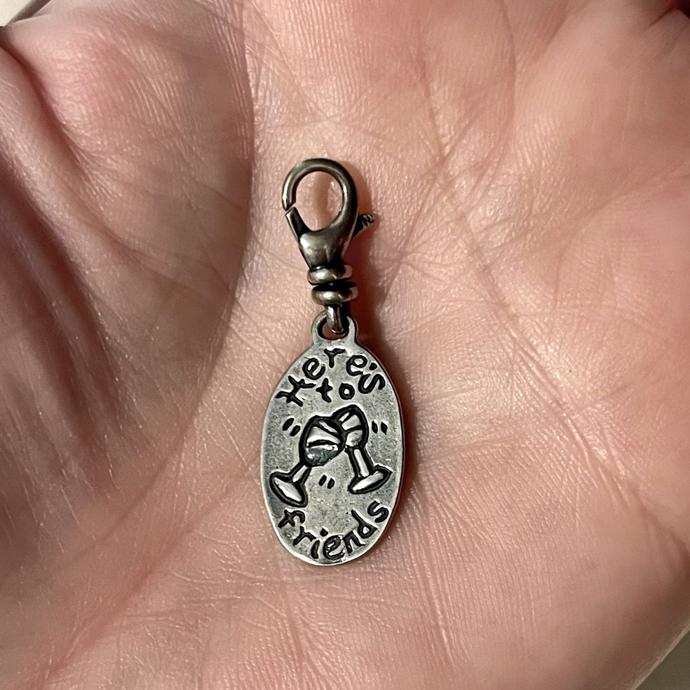 Silpada Sterling Silver Girlfiend Charm